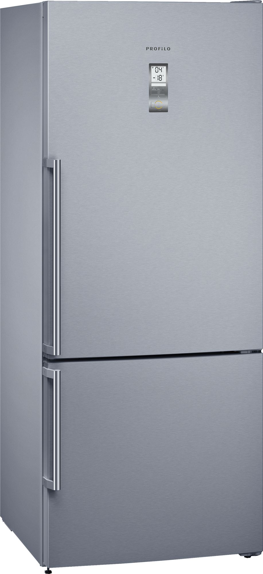 Alttan Donduruculu Buzdolabı 186 x 75 cm Kolay temizlenebilir Inox BD3176I3AN 