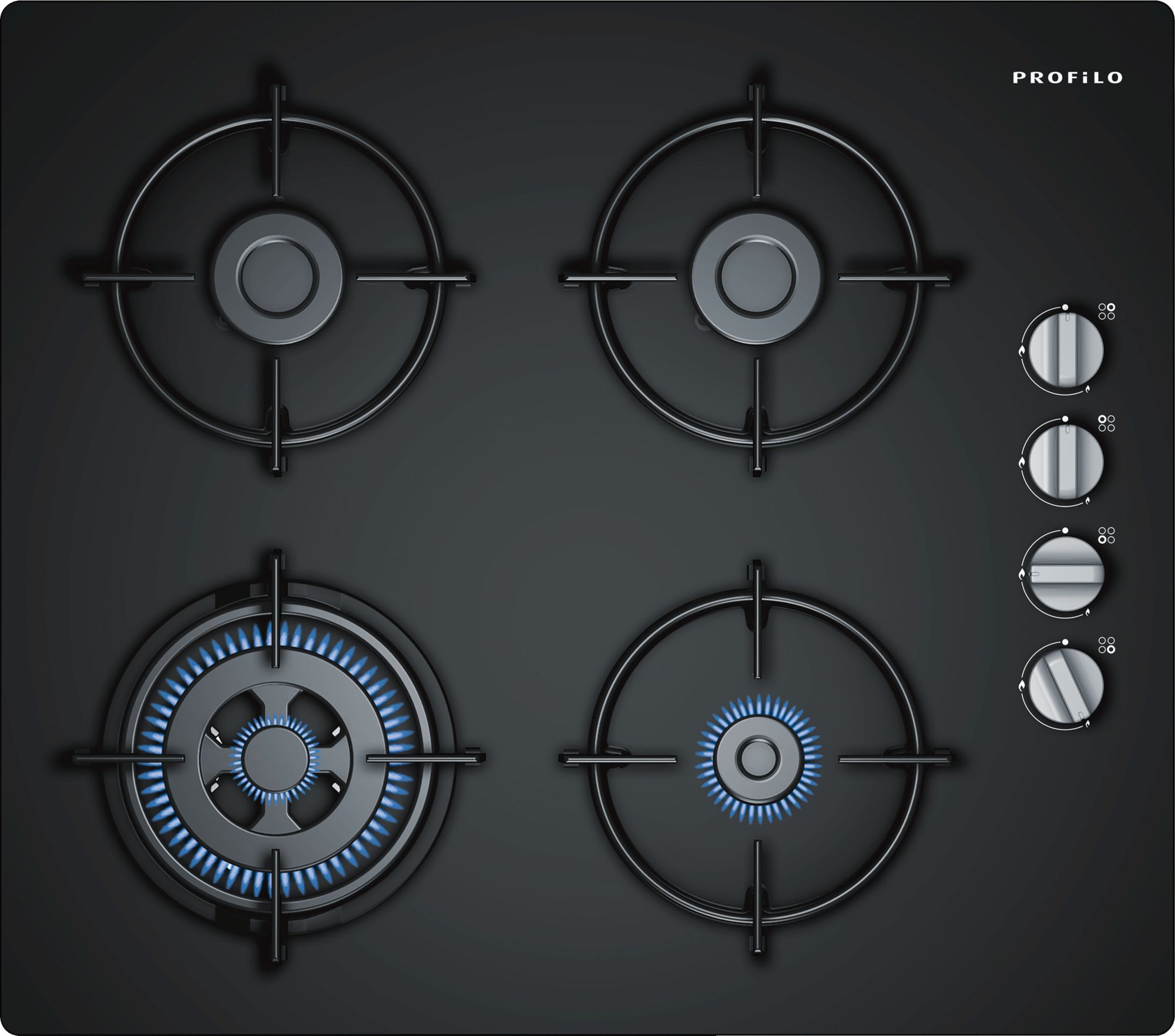 Gazlı Ocak 60 cm sert cam